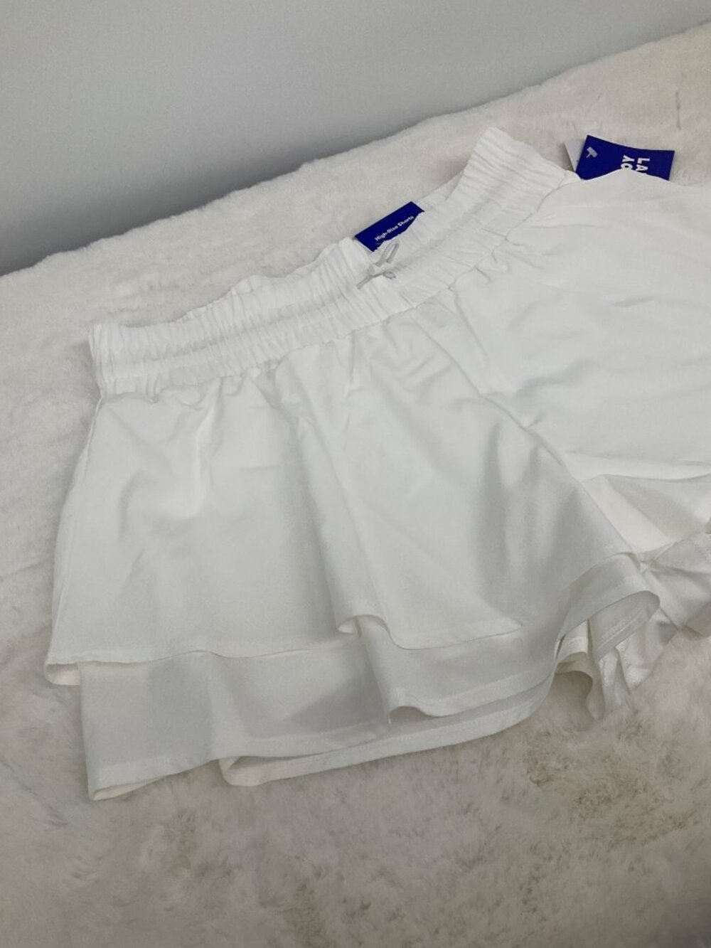 Joylab Medium High- Rise True White Skort  2 interior side pockets NEW with tags - Picture 4 of 9
